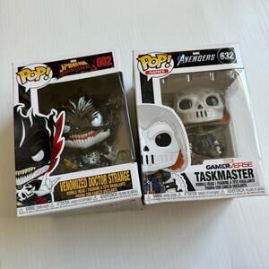 Funko Pop 602 Venomized Doctor Strange 632 Gamerverse Taskmaster